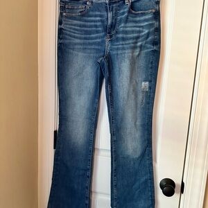 American Eagle Outfitters Dark Blue Flare Jeans